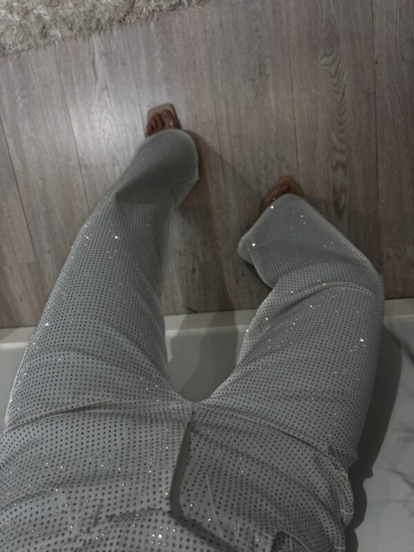 Jeans crystal white