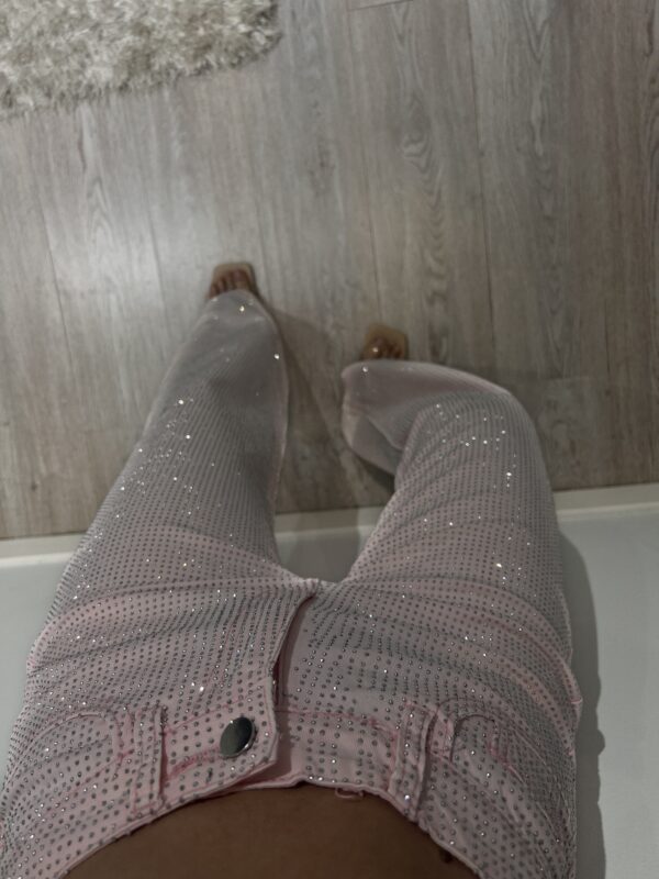 Jeans crystal pink