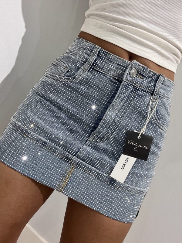 Falda crystal blue