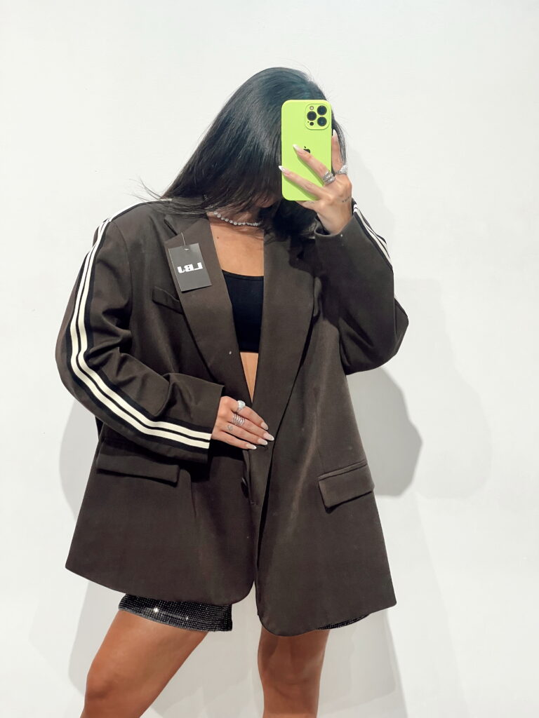Blazer oversize chocolate
